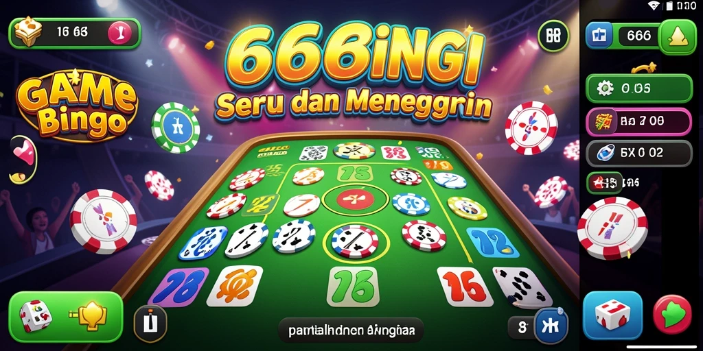 Screenshot utama gameplay Bingo 666I dengan tampilan menarik.