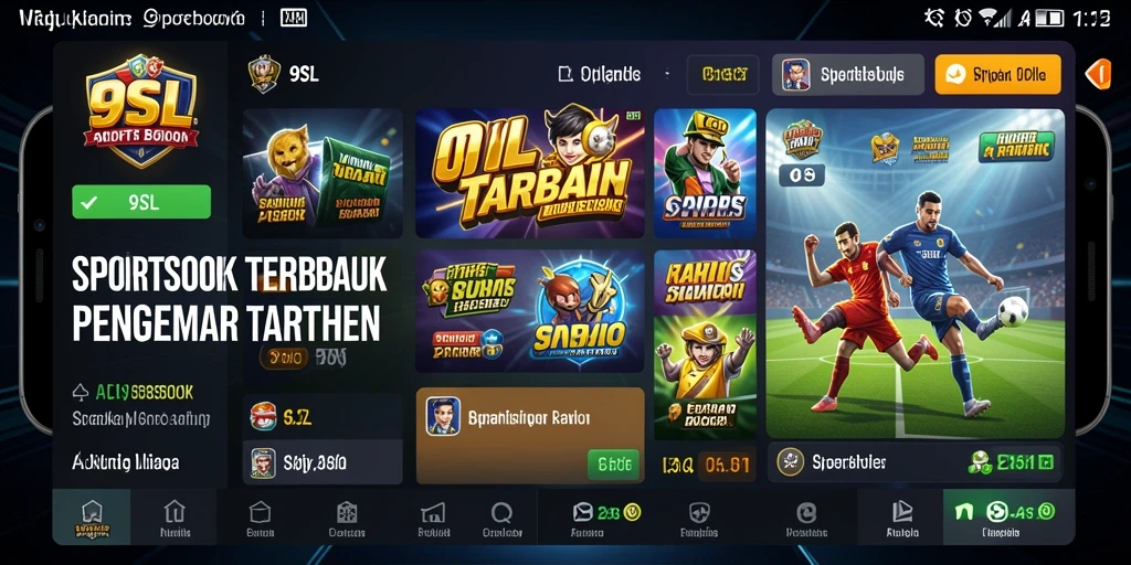 Tampilan gameplay menarik dari aplikasi Sportsbook 9SL.