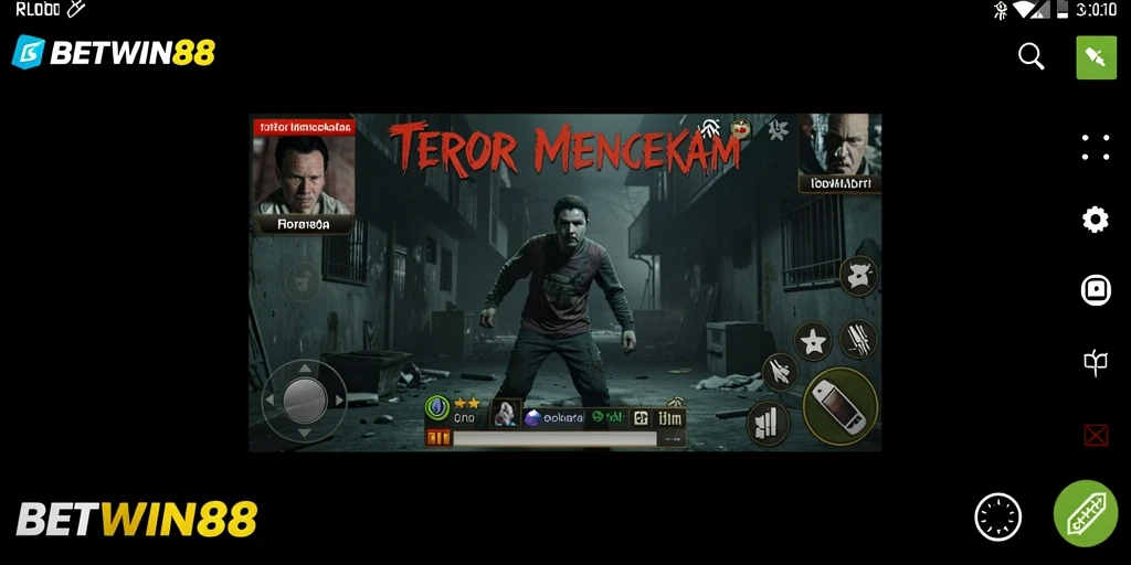 Screenshot dari gameplay BETWIN88 yang menampilkan momen mencekam.
