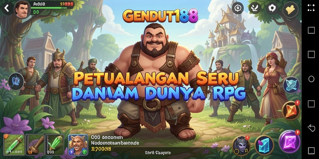 Tangkapan layar menunjukkan aksi seru dalam GENDUT188 dengan grafis RPG yang memukau.