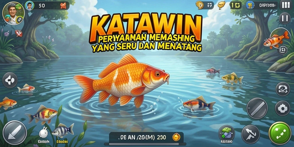 Tangkapan ikan terbesar dalam KATAWIN saat bermain di laut.