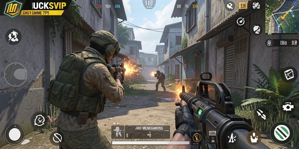 Tampilan gameplay seru di LUCKSVIP dengan aksi menegangkan.