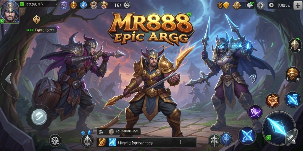 Tampilan gameplay yang mendebarkan dalam petualangan ARPG.