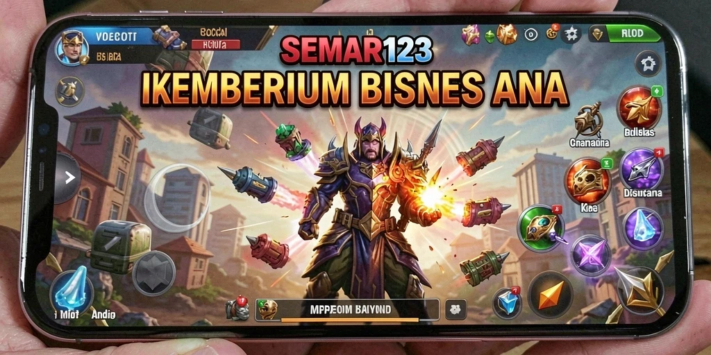 Tampilan gameplay SEMAR123 yang menarik dan mendetail dalam mengelola bisnis.